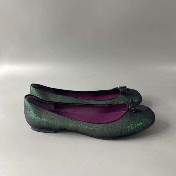 Marc Jacobs Glider Green Ballet Flats, Size 36 - Picture 2 of 10